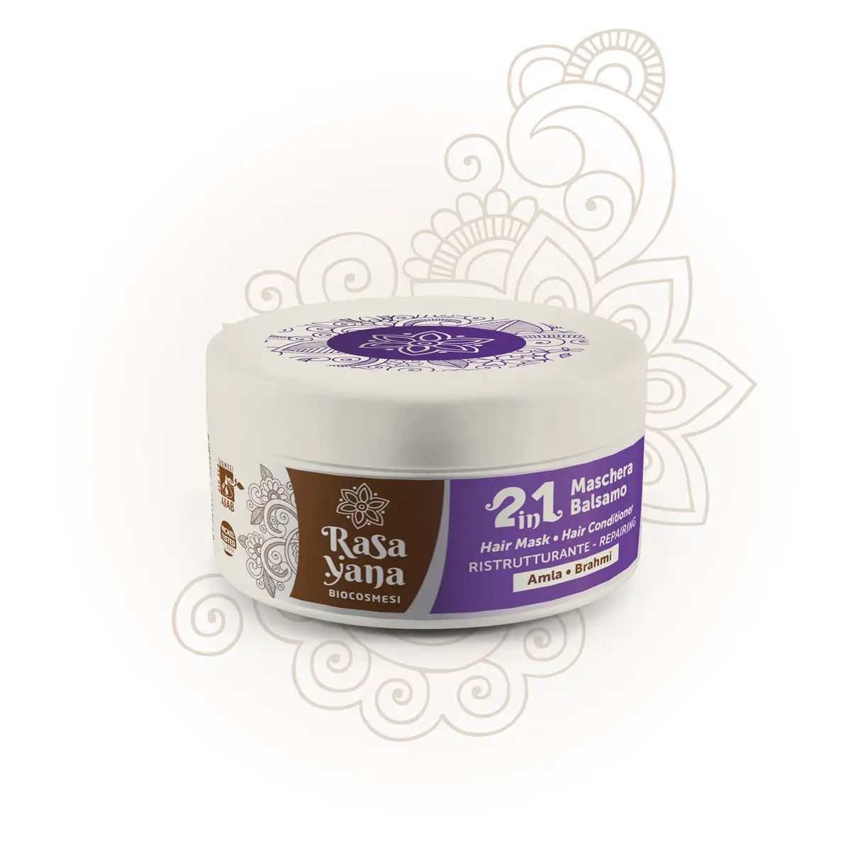 Rasayana Biocosmesi 2 in 1 Maschera Balsamo Hair Conditioner Ristrutturante