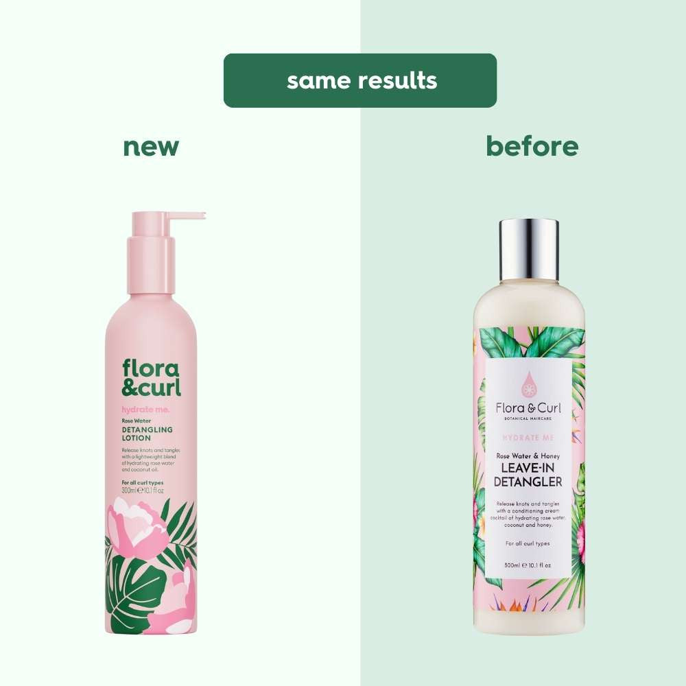 Flora & Curl Hydrate Me Rose Water Detangling Lotion 300ml
