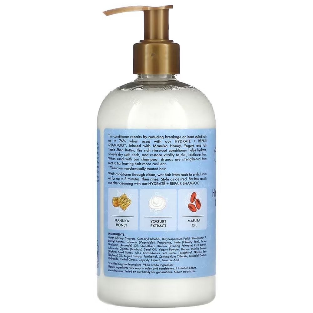 Shea Moisture Yogurt Hydrate & Manuka Honey + Repair Conditioner 384ml
