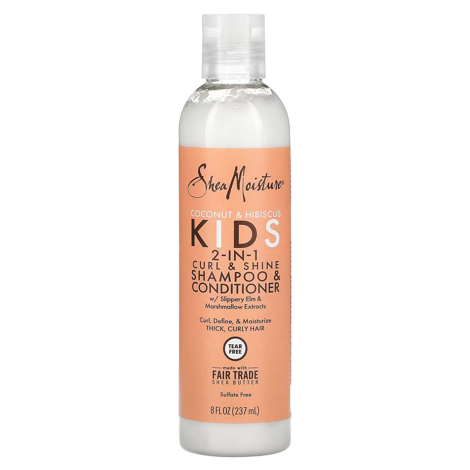 Shea Moisture Coconut & Hibiscus Kids 2 In 1 Shampoo & Conditioner 236ml