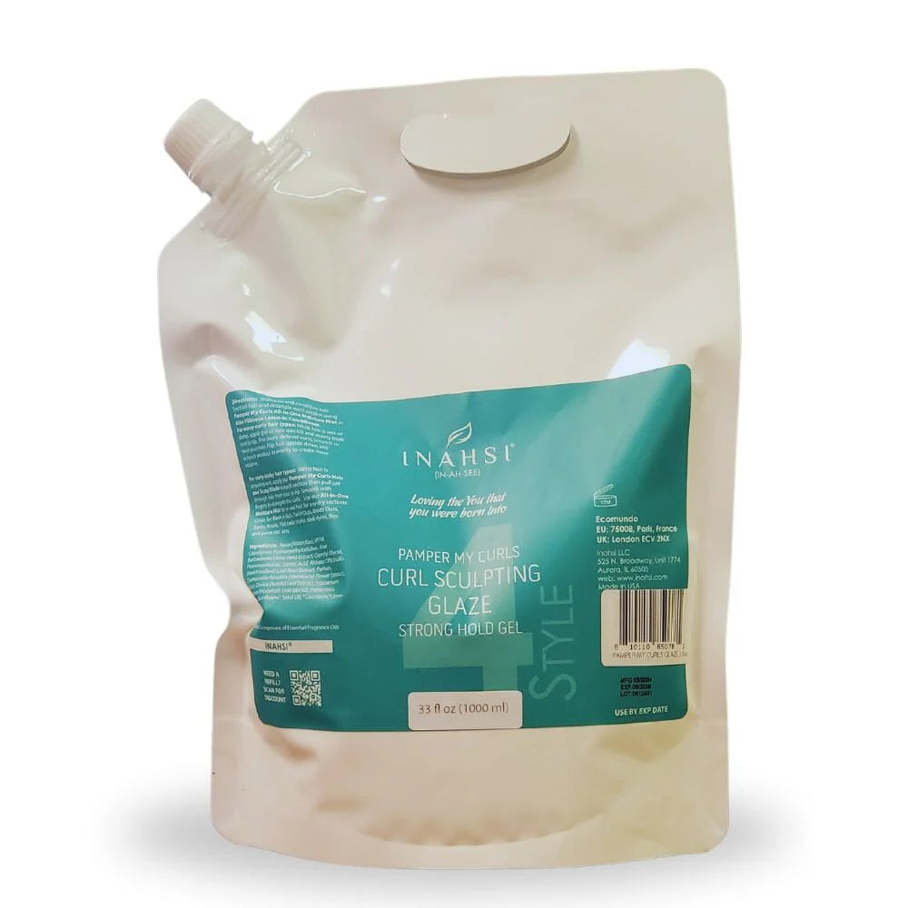 Inahsi Naturals Pamper My Curl Sculpting Glaze Strong Hold Gel