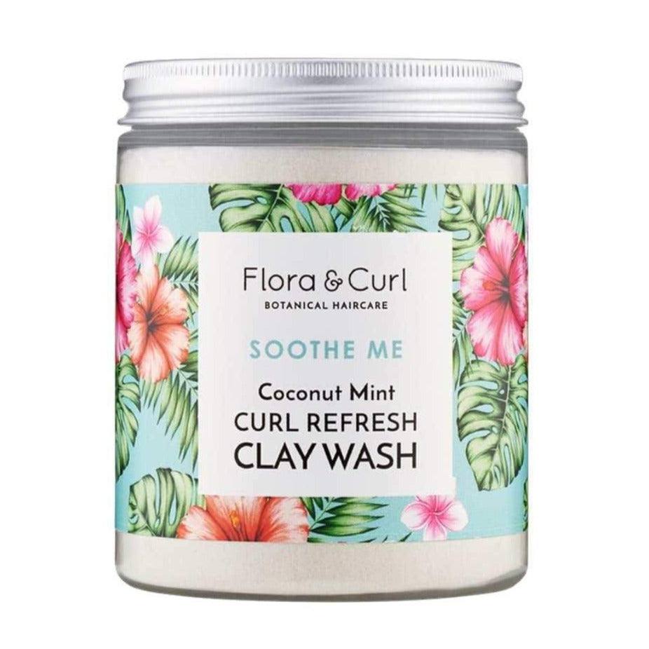 Flora & Curl Soothe Me Coconut Mint Curl Refresh Clay Wash 260ml
