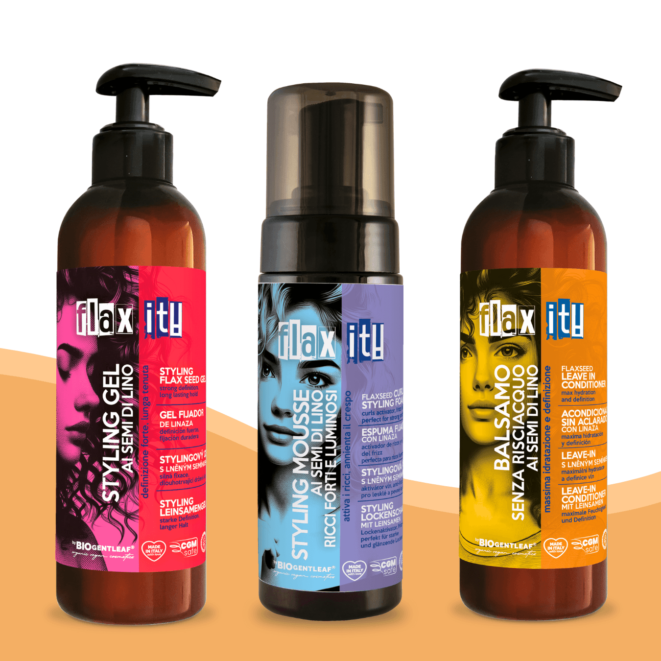 Bio Gentleaf Flax It Styling Mousse ? Flaxseed Hold Mousse 150 ml