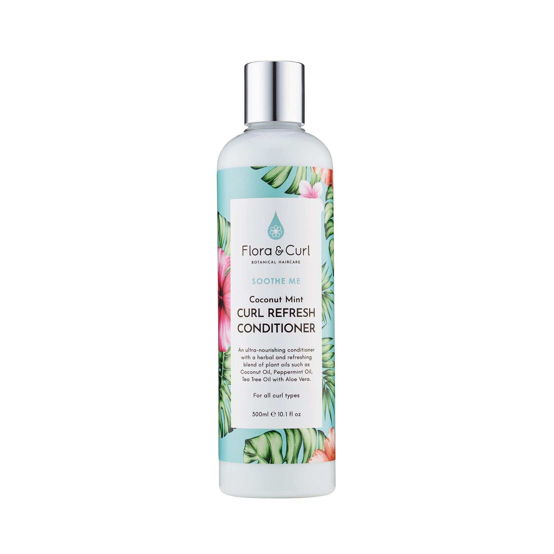 Flora & Curl Soothe Me Coconut Mint Curl Refresh Conditioner 300ml