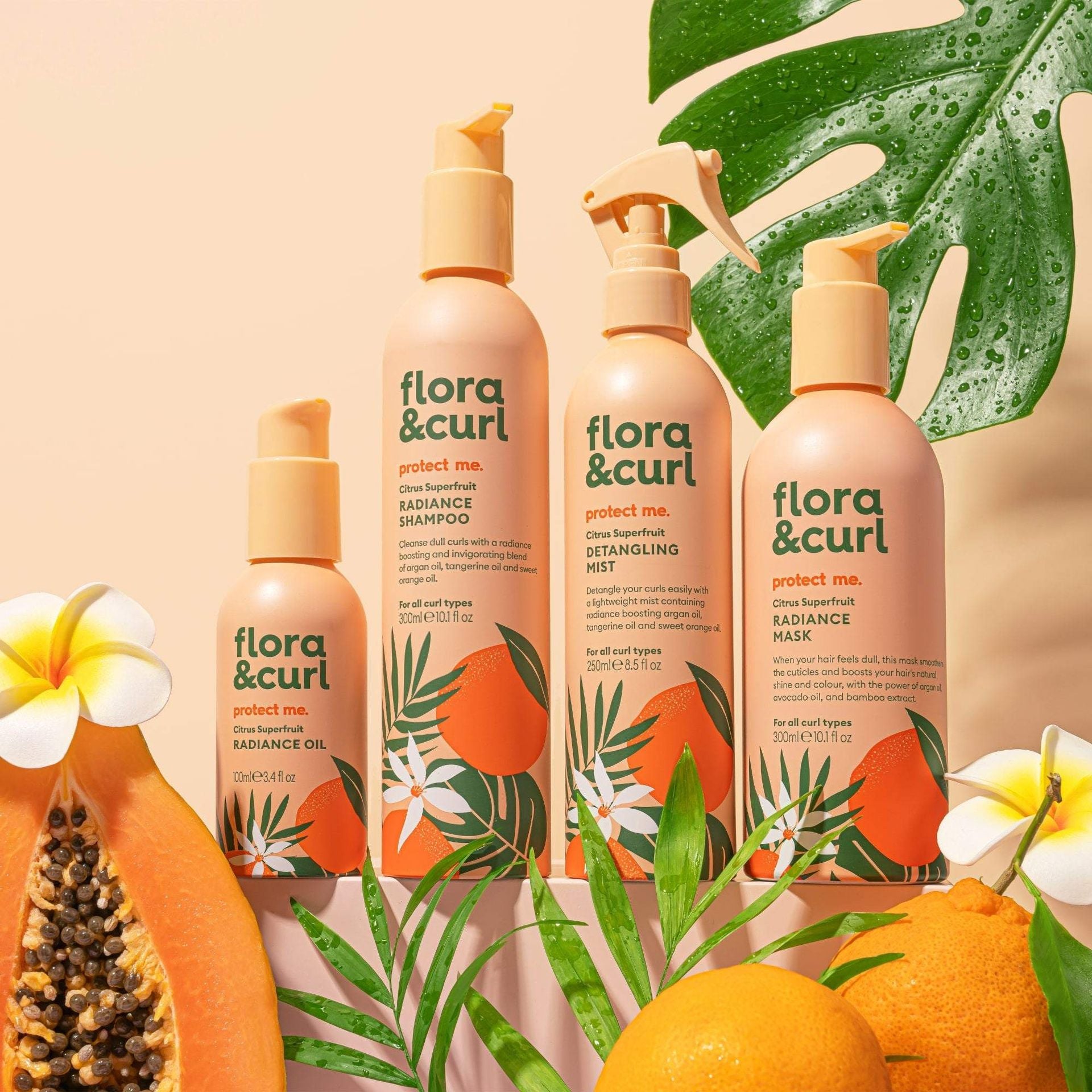 Flora & Curl Protect Me Citrus Superfruit Detangling Mist 250ml