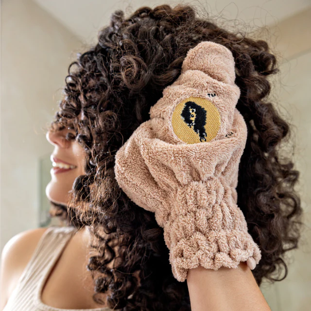 Bounce Curl Hair Drying Mittens