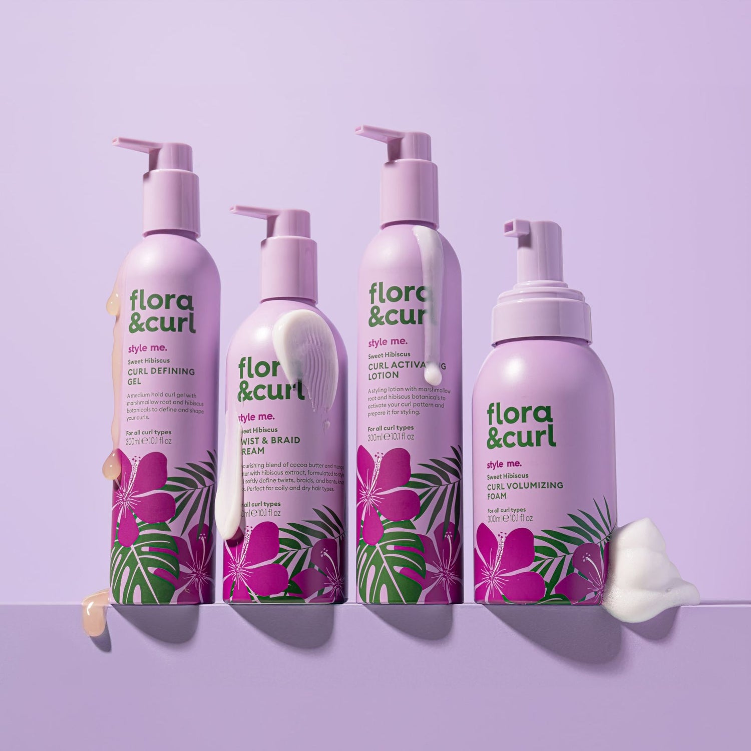 Flora &amp; Curl Style Me Sweet Hibiscus Twist &amp; Braid Cream 300ml