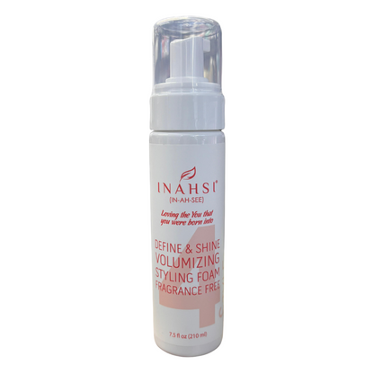 Inahsi Naturals Define &amp; Shine Volumizing Styling Foam
