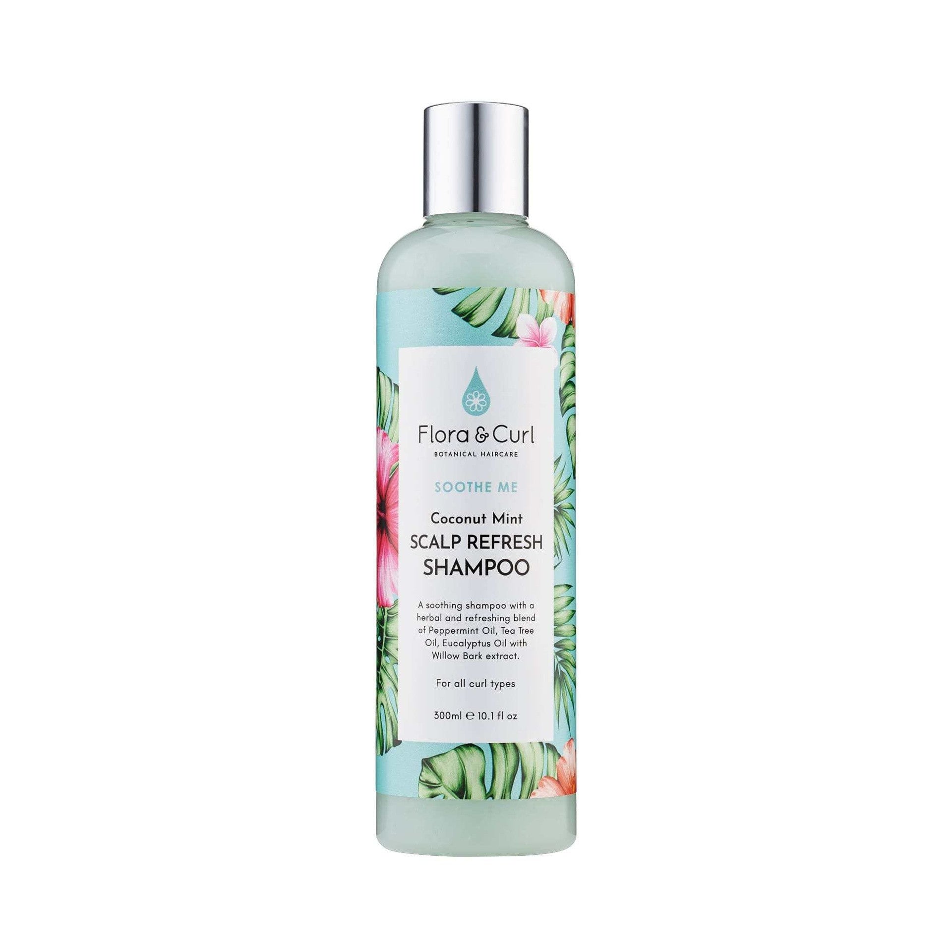 Flora &amp; Curl Soothe Me Coconut Mint Scalp Refresh Shampoo 300ml