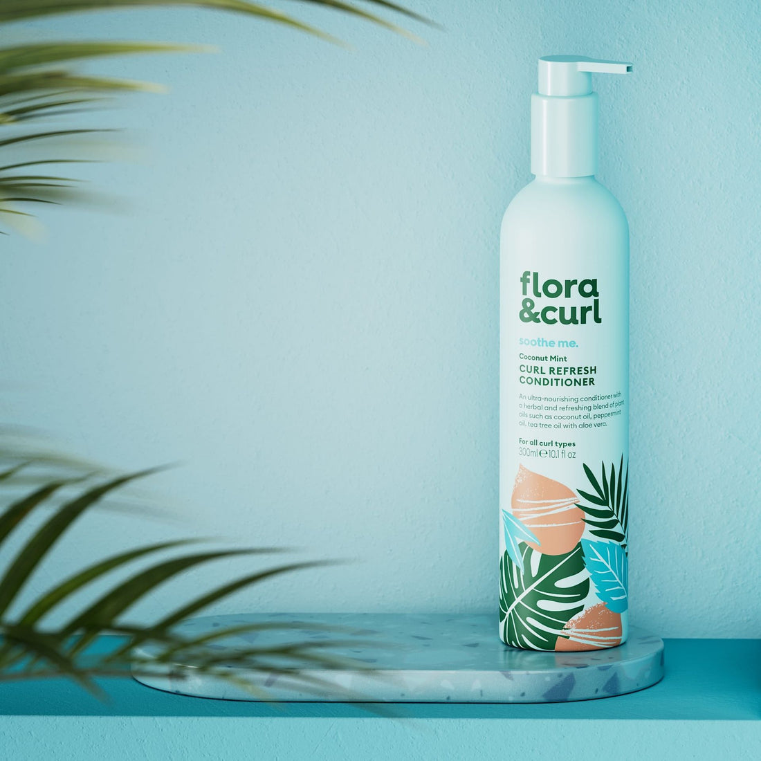 Flora &amp; Curl Coconut Mint Curl Refresh Conditioner 300ml