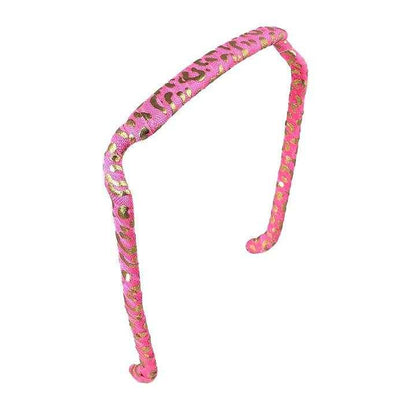 Zazzy Bandz Pink and Gold Cheetah Wrapped
