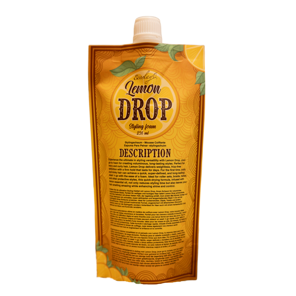 Ecoslay Lemon Drop Styling Foam 237ml