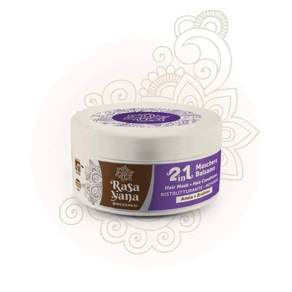 Rasayana Biocosmesi 2 in 1 Maschera Balsamo Hair Conditioner Ristrutturante