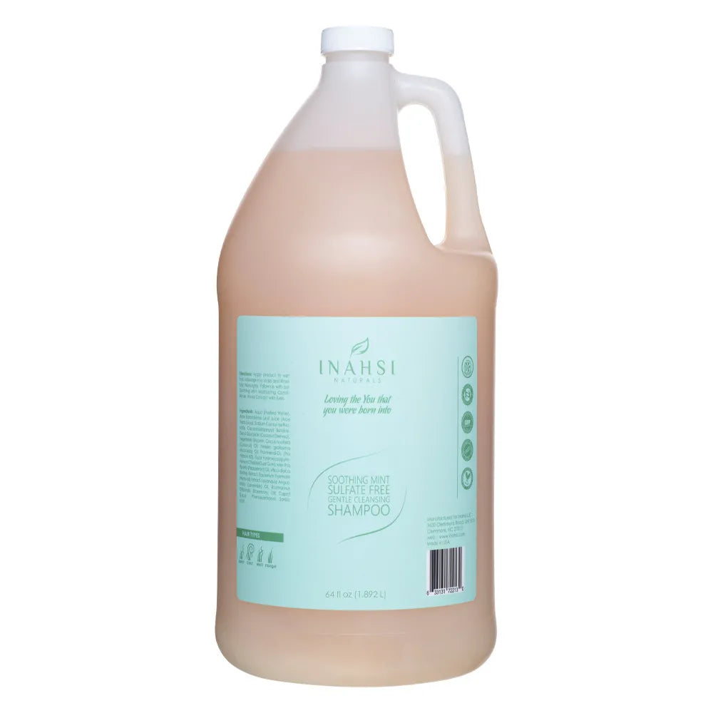 Inahsi Naturals Soothing Mint Gentle Cleansing Shampoo