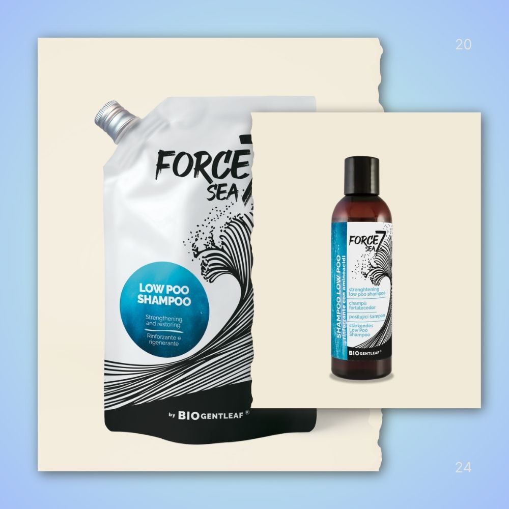 Bio Gentleaf Force 7 Sea Strenghtening Low Poo Shampoo 200ml