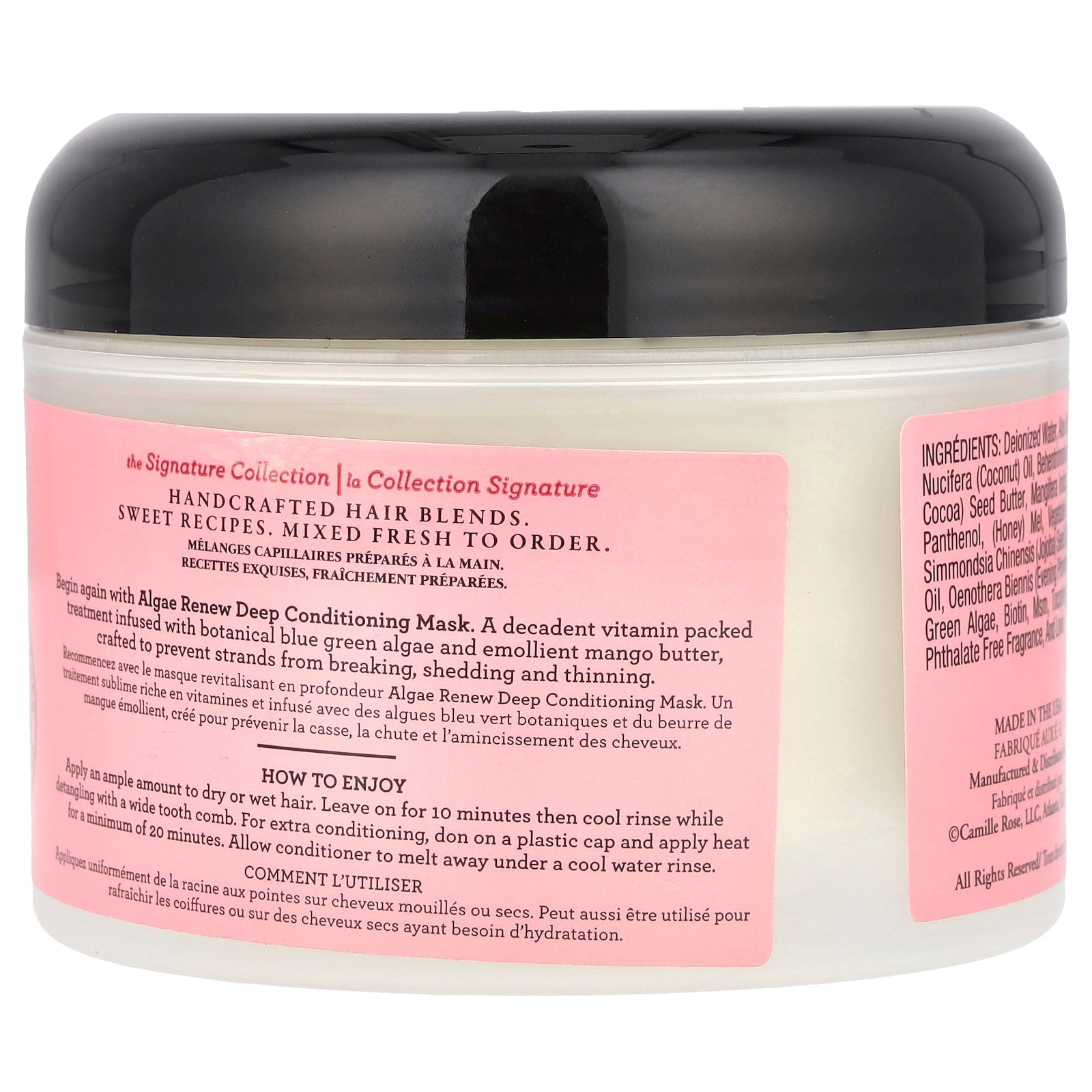 Camille Rose Algae Renew Deep Conditioning Mask 240ml