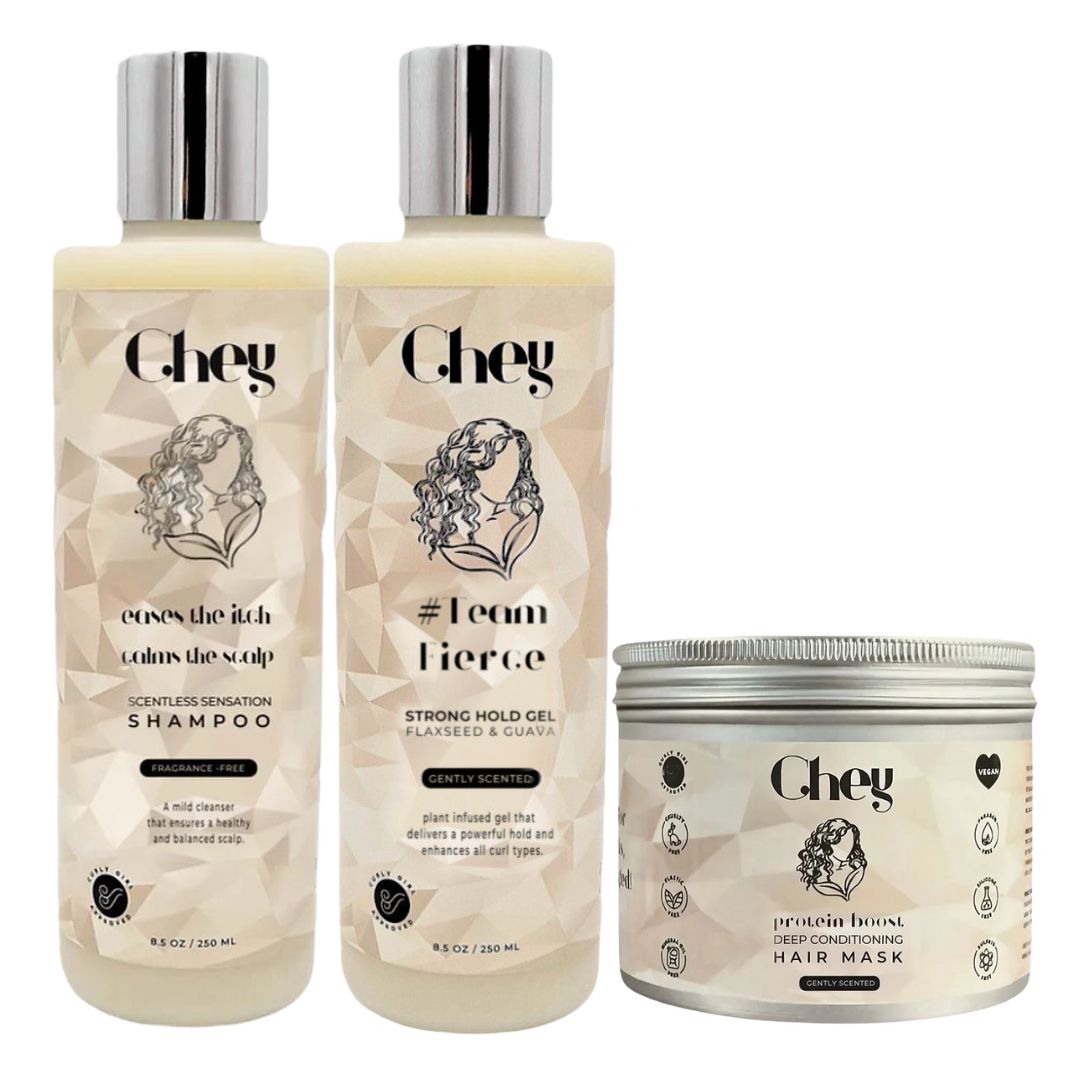 Chey Hair Care Balanced Routine Trio.