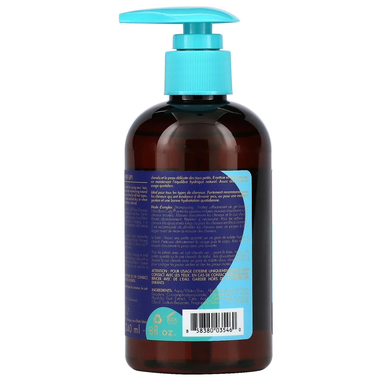 As I Am Born Curly Aloe Shampoo &amp; Wash 240ml