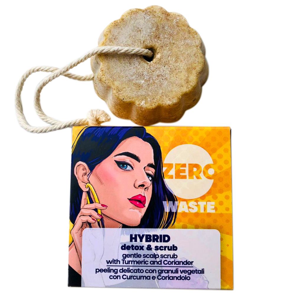 Bio Gentleaf Zero Wasted Hybrid Detox &amp; Scrub Shampoo Bar 60gr