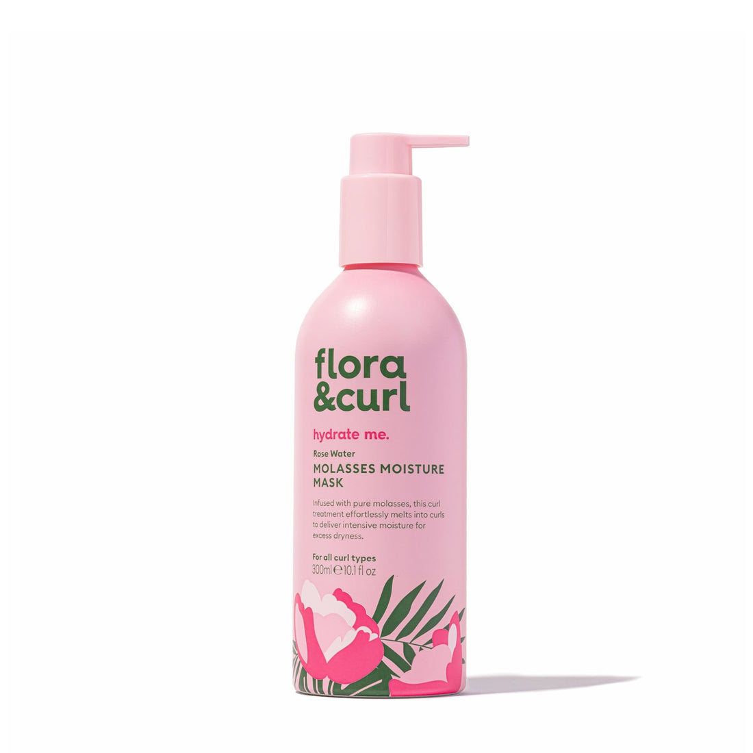 Flora &amp; Curl Rose Water &amp; Honey Molasses Moisture Mask 300ml