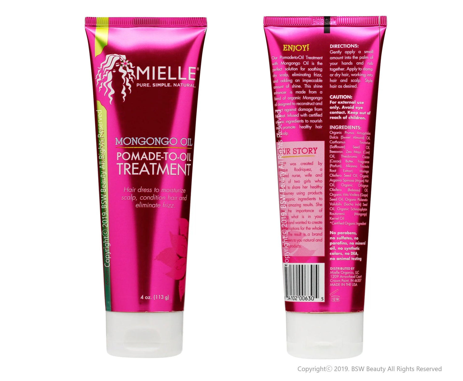 Mielle Mongongo Oil Pomade-to-Oil Treatment 113g