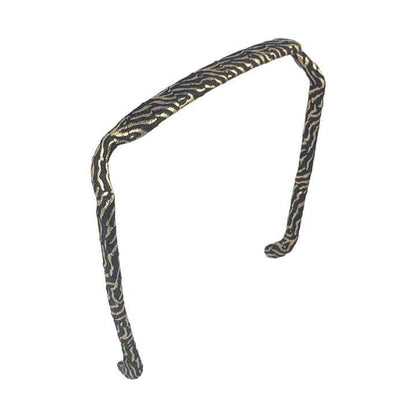 Zazzy Bandz Gold and Black Zebra