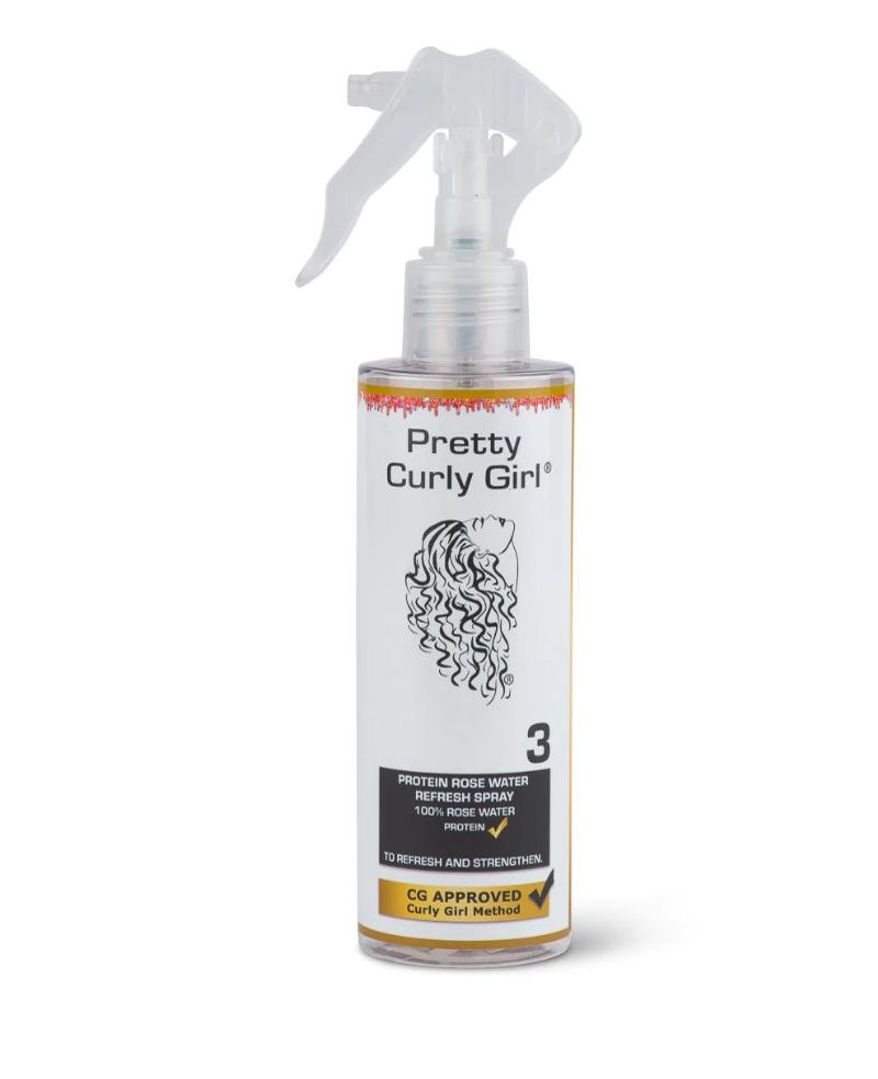 Pretty Curly Girl Protein Rose Water Refresh Spray 200ml