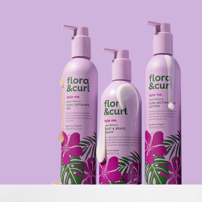 Flora &amp; Curl The Coily Hair Styling Kit