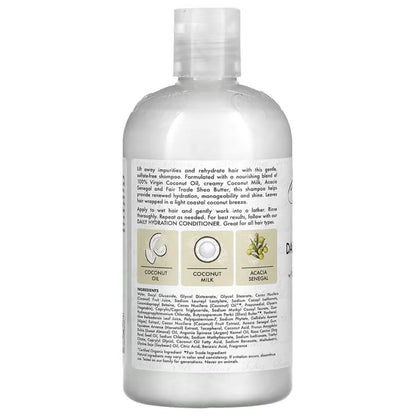Shea Moisture 100% Virgin Coconut Oil Daily Hydration Shampoo 384ml