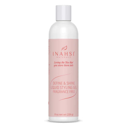 Inahsi Naturals Define &amp; Shine Liquid Styling Gel Sin Fragrance