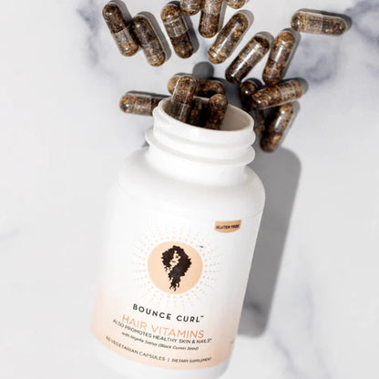Bounce Curl Hair Vitamins with Nigella Sativa - 60 Capsules