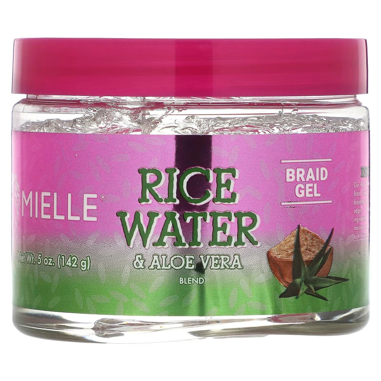 Mielle Rice Water &amp; Aloe Braid Gel 142g