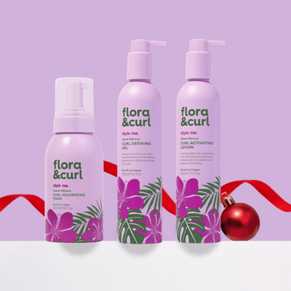 Flora &amp; Curl Style Me Sweet Hibiscus Curl Volumizing Foam 300ml