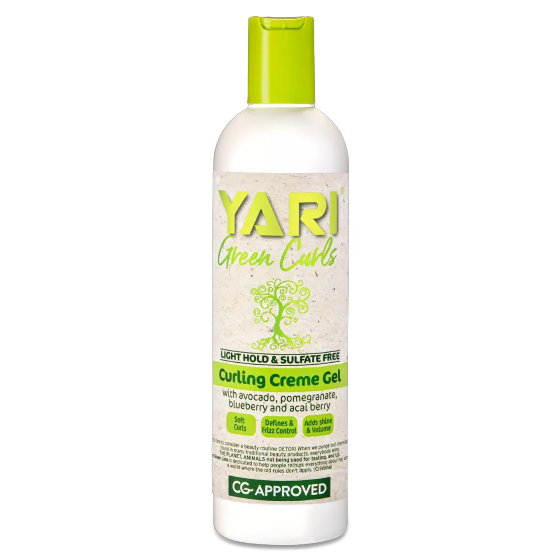 Yari Green Curls Light-Hold Curling Cream Gel 355ml