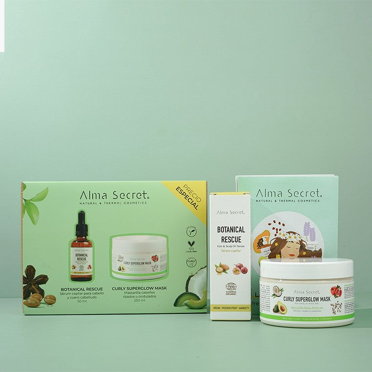 Alma Secret Pack Regalo: Botanical Rescue + Mask Curly