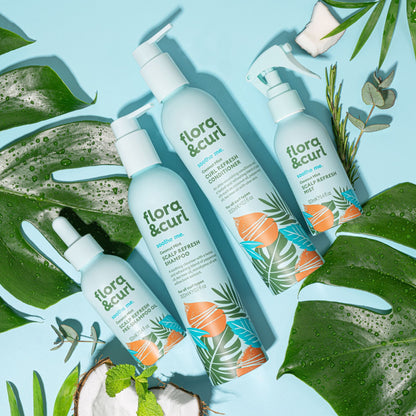 Flora &amp; Curl Soothe Me Coconut Mint Scalp Refresh Mist 100ml