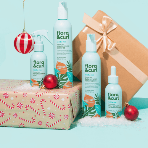 Flora &amp; Curl Soothe Me Coconut Mint Scalp Refresh Pre-Shampoo Oil 100ml