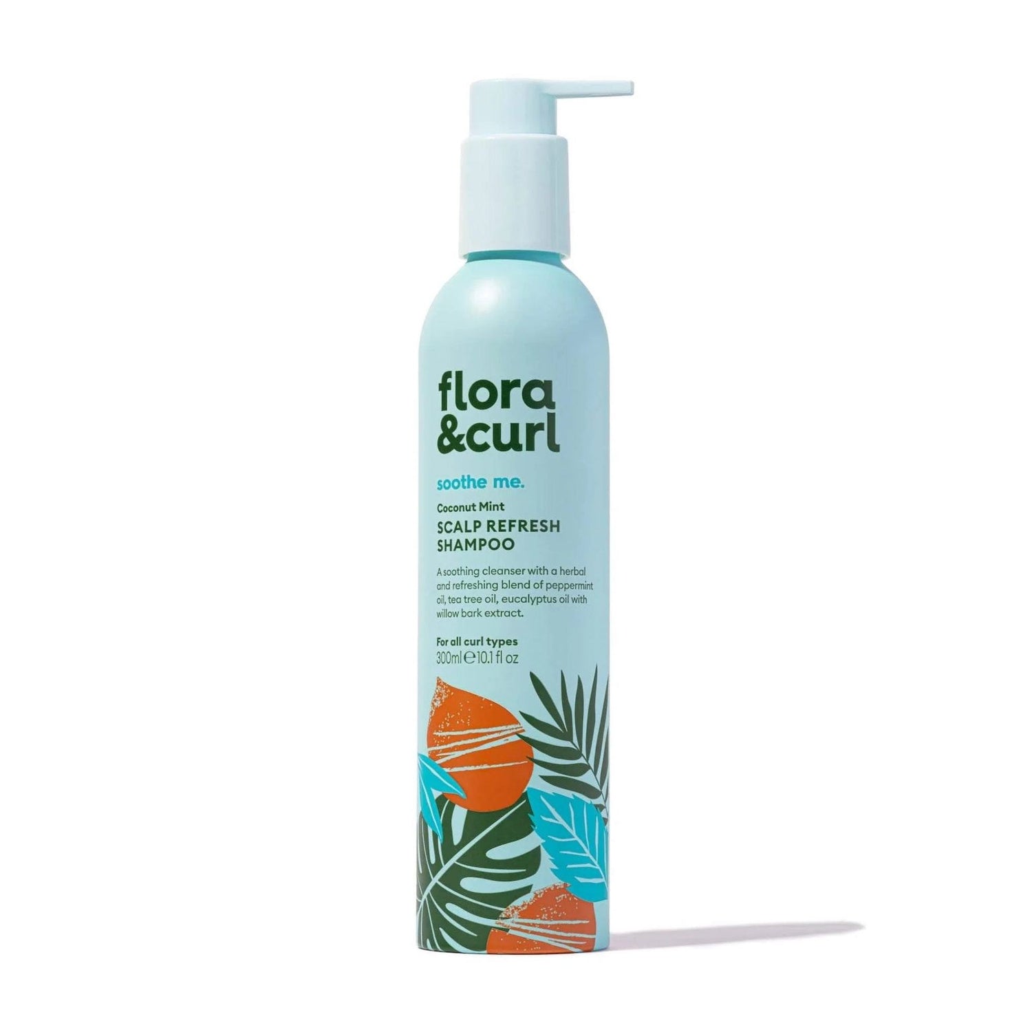 Flora &amp; Curl Coconut Mint Refresh Scalp Cleansing Duo