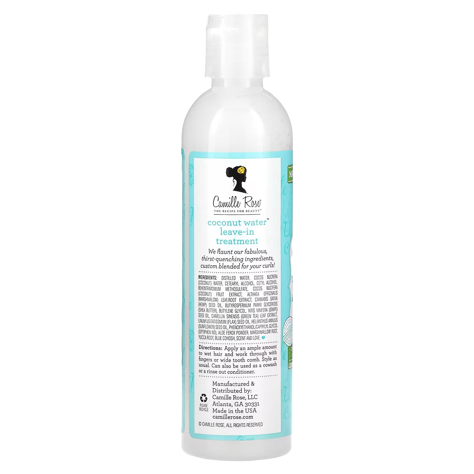 Camille Rose Coconut Water Leave-In Treatment 240ml