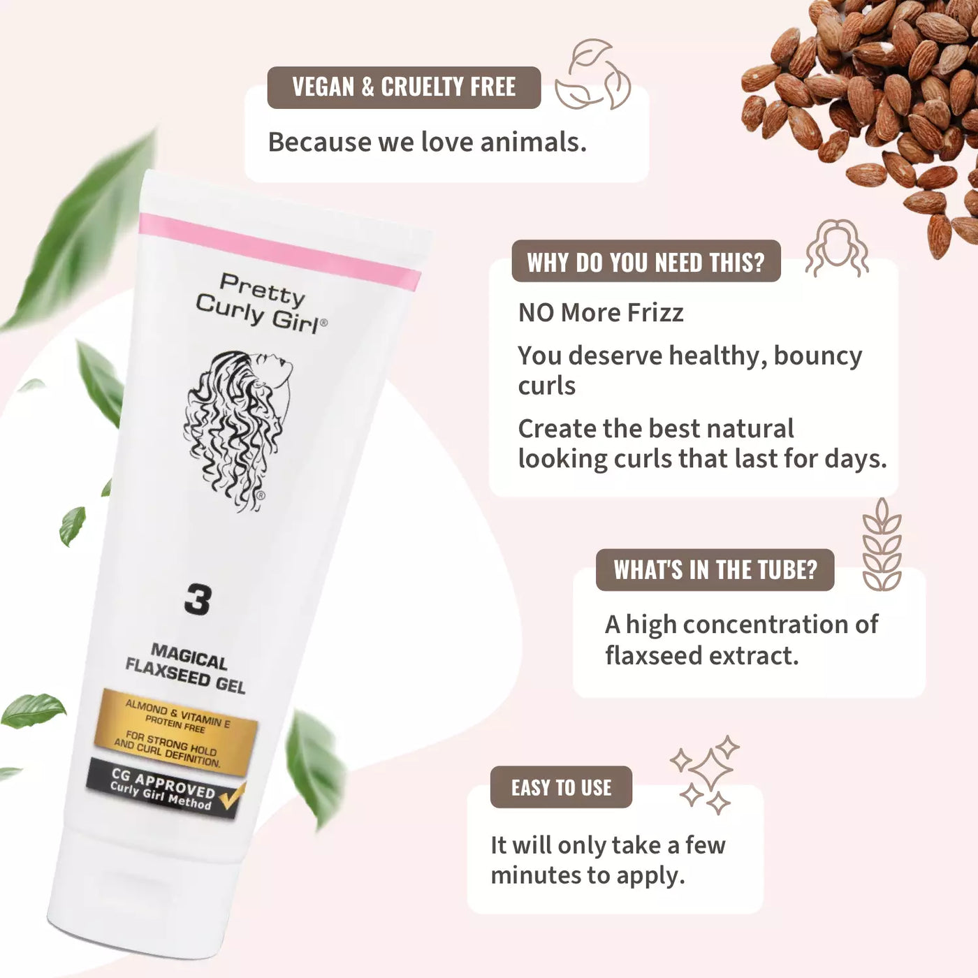 Pretty Curly Girl Magical Flaxseed Gel