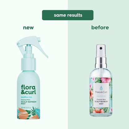 Flora &amp; Curl Soothe Me Coconut Mint Scalp Refresh Mist 100ml