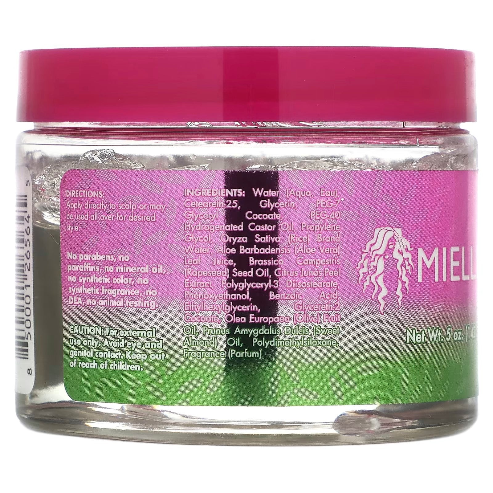 Mielle Rice Water &amp; Aloe Braid Gel 142g